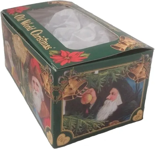 Vista 6 de Old World Christmas Nutria con adorno de vidrio soplado para árbol de Navidad, decoración navideña artesanal, colección de animales marinos