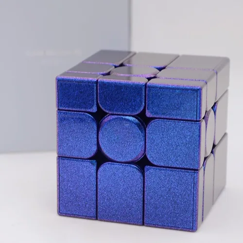 Vista 2 de Bukefuno GAN Mirror M UV 3x3 Gans Cubo mágico magnético Puzzle 2022 Púrpura