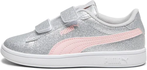 Vista 7 de PUMA Tenis unisex Smash 3.0 de cuero con velcro para niños