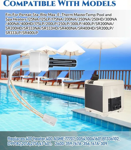 Vista 3 de 77707-0054 Kit de encendido para calentador de piscina con junta compatible con Pentair Sta-Rite Max-E-Therm MasterTemp 200/250/300/400