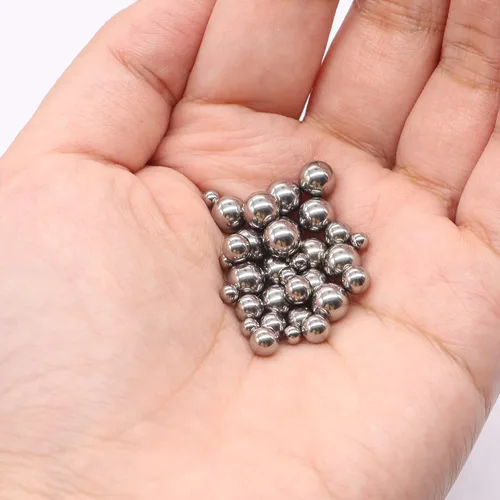 Vista 5 de weideer 430pcs Bolas de acero inoxidable de precisión bolas de rodamiento de bicicleta Bolas de mezcla de metal Kit surtido 1/4 "7/32" 3/16" 5/32