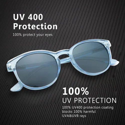 Vista 3 de YEIN 3 Pack Sunglasses for Men and Women, UV 400 Protection Outdoor Glasses Vintage Square Full Frame with Spring Hinge