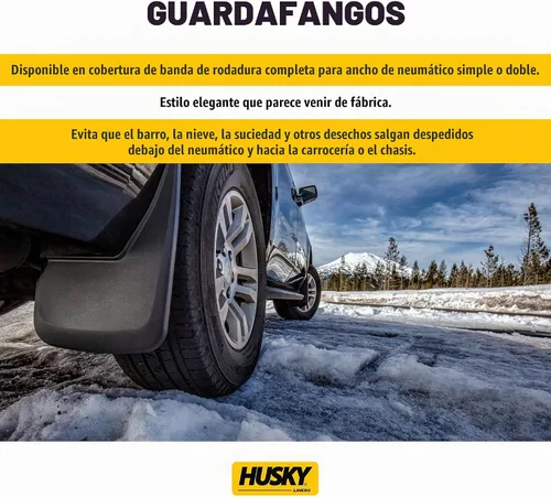 Vista 2 de Husky Liners — Guardabarros Delanteros y Traseros Se adapta a Ram 2500, Ram 3500 2019-2024 (Sin Extensiones de Guardabarros y Excluye Dually)