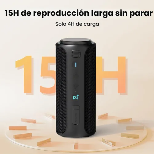 Vista 4 de [Usado] Raymate Altavoz Bluetooth, IPX7 impermeable, estéreo de 30 W con graves profundos, diente azul inalámbrico 5.3, emparejamiento TWS de rango