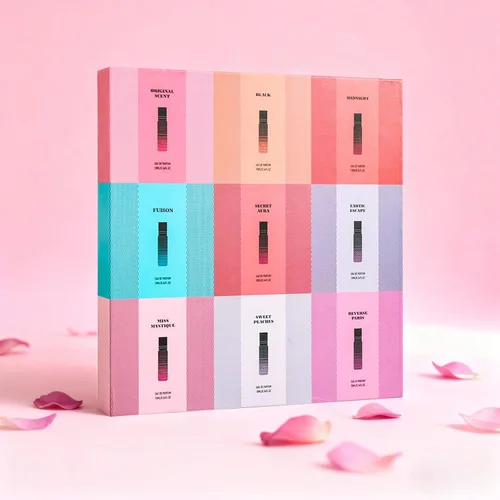 Vista 4 de Conjuntos de perfume para mujer, perfume de feromonas para mujer, juego de regalo de perfume enrollable de larga duración, cítricos, ámbar