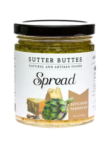Vista 4 de Sutter Buttes Tapenade de aceitunas para untar - Tarro de 9 oz (oliva y parmesano)