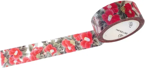 Vista 7 de Wrapables Flores y Verdes Washi Cinta de Enmascarar, 0.591 in x 23.0 ft Hojas de Otoño