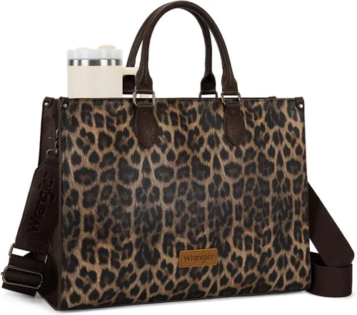 Vista 10 de Wrangler - Bolsa de mano para computadora portátil para mujer, 15.6 Negro