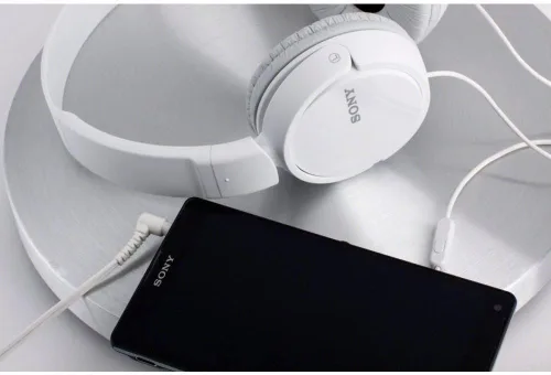 Vista 5 de Sony - MDR-ZX110AP Serie ZX Audífonos intraaurales con cable y micrófono, color blanco