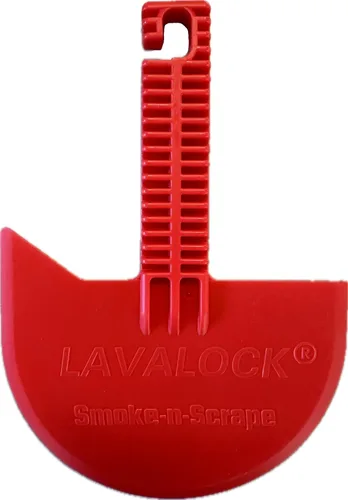 Vista 8 de LavaLock Smok-n-Scrape - Parrilla y raspador para ahumar, herramienta de limpieza para removedor de residuos para hervidor Weber, Weber Smokey