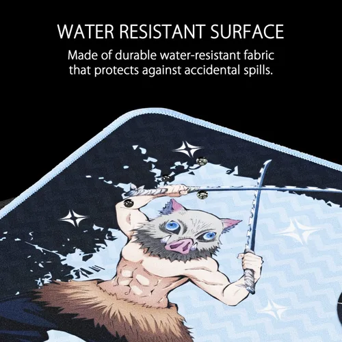 Vista 4 de ASUS TUF Gaming P1 - Alfombrilla de mouse portátil para juegos superficie nano-revestida resistente al agua costuras duraderas antideshilachado