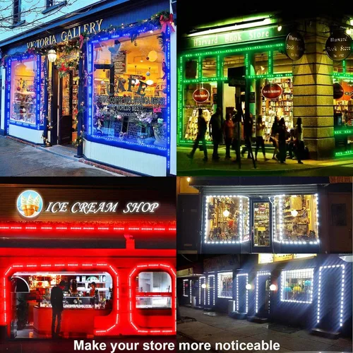 Vista 4 de YUNBO 100 unidades WS2811 RGB LED módulo luces DC 12V SMD 5050 direccionable color de ensueño inteligente RGB+IC módulo impermeable IP65 luces LED