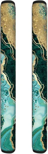 Vista 21 de 2 fundas para manijas de refrigerador, decoración otoñal, hojas de arce, fundas para manijas de puerta de nevera, lavables a máquina, microondas