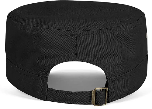 Vista 5 de Cadet Army Cap 2D Bomb Wing Adjustable Baseball Hat Vintage Military Flat Top Cap
