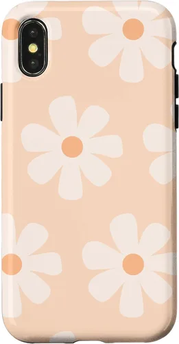 Vista 5 de Orange Floral Aesthetics Daisy Flower Daisies Pattern Case for iPhone 16
