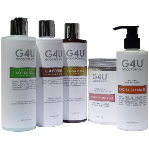 Vista 6 de G4U Limpiador facial facial para mujeres y hombres. Para grasa, seca, sensible, normal, todo tipo de piel. Planta natural a base de vitamina C.