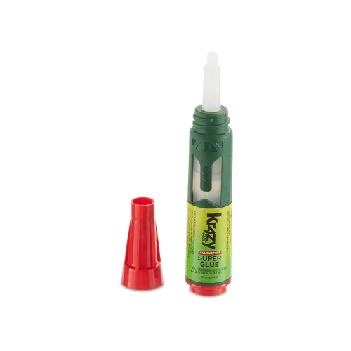 Vista 3 de Krazy Glue Bolígrafo de Superpegamento de Control de Precisión para Todo Uso (4g/0.14 oz), Transparente, Adhesivo de Secado Rápido, Aplicador de Una