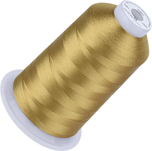 Vista 94 de Simthread 5500 yardas de hilo de bordar, 5000M de alto rendimiento 40WT 100% hilo de poliéster – 170+ colores vívidos, clasificado de alta velocidad