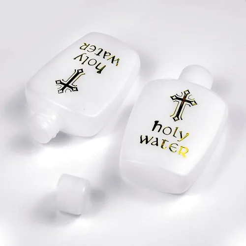 Vista 7 de 10 Piezas Botellas de Agua Bendita Contenedores Vacíos de Agua Bendita 2.03 fl oz Botella de Plástico de Agua Bendita