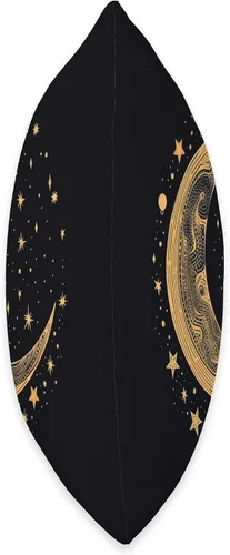 Vista 2 de Moon Sun Stars PopLove Co. Galaxy Night Sky Moon Lunar Stars Sun Love - Almohada de 16 x 16 pulgadas, multicolor