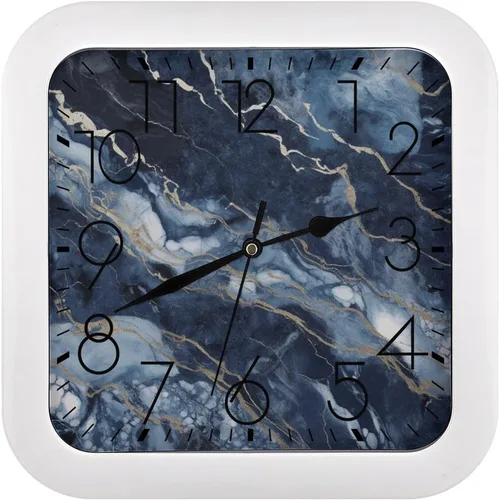 Vista 25 de 10" Square Modern Wall Clock,Animal Cockerel Print Kitchen Clocks Wall Battery Operated,Silent Non Ticking Unique Funny Cute Wall Clock for Living