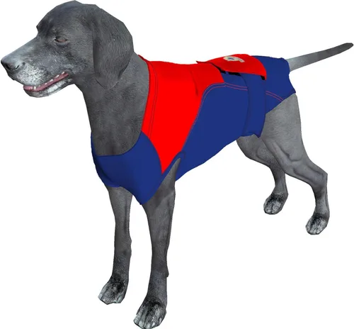 Vista 13 de SurgiSnuggly Traje de Recuperación Quirúrgica Inventado por Veterinarios para Perros Hembra o Macho, Esterilización, Castración, Mameluco, El Traje