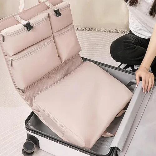 Vista 2 de Multi Compartment Luggage Organizers Polyester Storage Bags For Clothes Packing Travel Accessories Multi Compartment Garment Bag