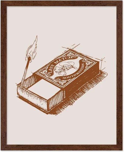 Vista 19 de Poster Master Póster de You've Yeed Your Last Haw - Impresión retro de vaquero marrón - Arte occidental - Arte moderno - Arte del salvaje oeste
