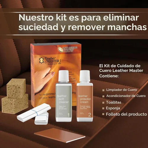 Vista 2 de Leather Master, juego para el cuidado de la piel, 250 ml