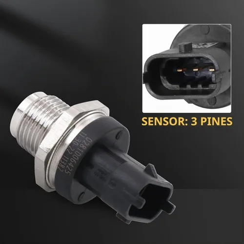 Vista 2 de KIPA Sensor de presión de riel de combustible para Dodge Ram 2500 2003-2007 Dodge Ram 2003-2006 Truck Cummins Diesel L6 5.9L Reemplazar Bosch OEM #