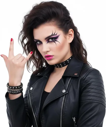 Vista 2 de 5 pulseras de cuero para hombres y mujeres, punk, gótico, rock, con pinchos de los años 80, accesorios de metal con tachuelas, pulsera negra