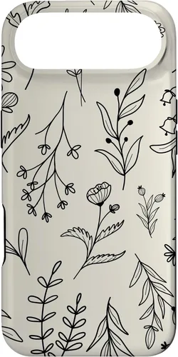 Vista 27 de Sand Beige Wildflower Floral Pattern Case for iPhone 16