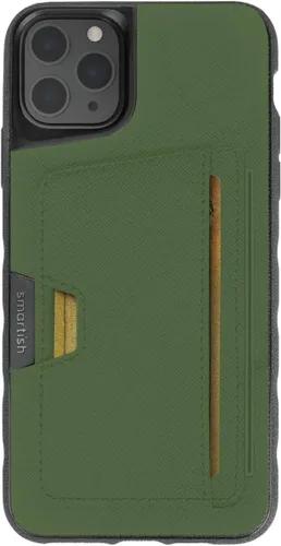 Vista 8 de Smartish - Funda delgada para iPhone 11 Pro Max verde militar - Gripmunk [ligera + protectora] Funda de agarre fino para teléfono celular con cámara