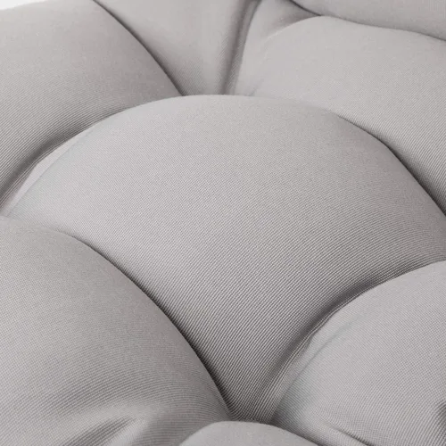 Vista 7 de ARTPLAN Cojín para Silla de Exterior Adirondack, Cojín de Patio para Todo Clima, Almohada Acolchada de Mimbre para Muebles de Patio, Gris