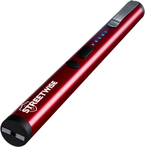 Vista 14 de Streetwise Pain Pen 25,000,000 voltios Pistola paralizante para autoprotección - Lápiz táctico paralizante para mujeres y hombres, recargable por