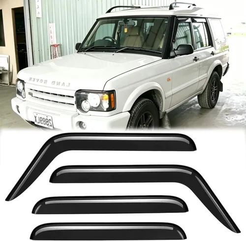 Vista 9 de Deflectores de viento de ventana lateral a prueba de lluvia para Land Rover Freelander 2 LR2 L359 2007-2015, juegos de protectores de lluvia solar