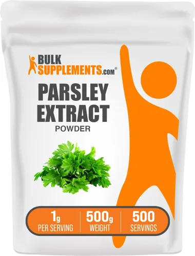 Vista 7 de BULKSUPPLEMENTS.COM Polvo de extracto de perejil – Suplemento de hierbas en polvo, fuente de antioxidantes – Sin gluten – 1000 mg por porción, 100