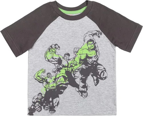 Vista 3 de Marvel Paquete de 2 camisetas para niños pequeños a niños grandes (2T - 18-20)