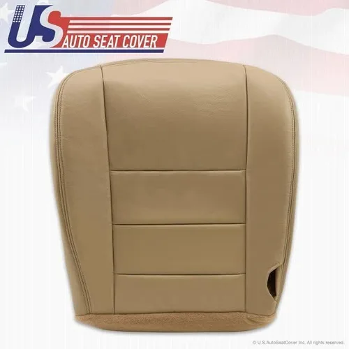 Vista 2 de 2002 a 2007 para Ford F350 Super Duty Lariat pasajero parte inferior cuero asiento cubierta TAN