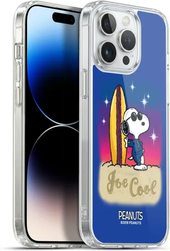 Vista 165 de Head Case Designs Funda de gel con licencia oficial de Peanuts Beach Surf Snoopy Boardwalk Airbrush [protección de grado militar] compatible