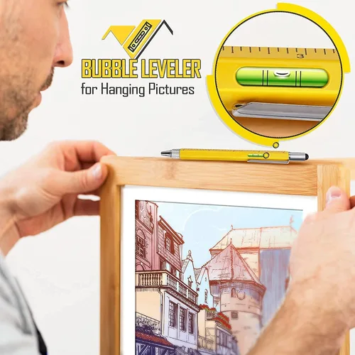 Vista 4 de Calcetines de regalo para hombres, papá-herramientas de construcción multiherramienta, herramienta de bolígrafo para mujeres y hombres, ideas