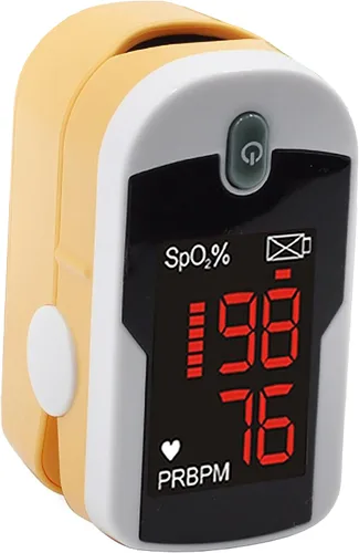 Vista 12 de Concord BlackOx Oxímetro de pulso con pantalla reversible, funda de transporte, cordón y cubierta protectora