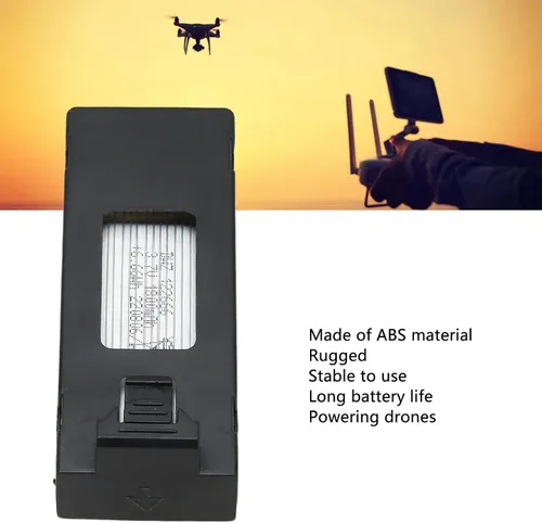 Vista 5 de Ejoyous Batería RC Dron, baterías RC Drone para E88 E88MAX E525 E99 K3 RC UAV, profesional 3.7 V 1800 Mah Control remoto UAV batería