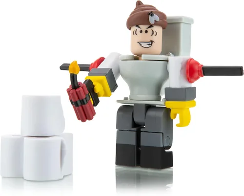 Vista 2 de Roblox Mr. Toilet con jazwares exclusivos de artículos virtuales