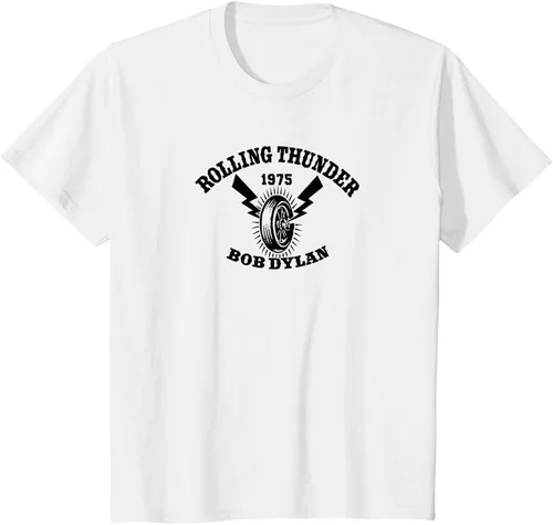Vista 18 de Bob Dylan - Camiseta Rolling Thunder S Gris Oscuro