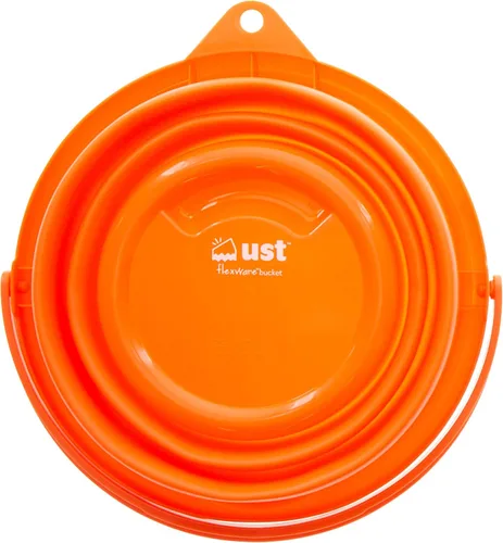 Vista 2 de UST FlexWare - Cubo plegable con diseño fuerte, flexible, compacto, sin BPA y mango resistente para senderismo, mochileros, camping y supervivencia
