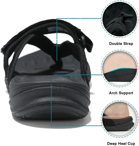 Vista 17 de UTENAG Sandalias ortopédicas suaves con soporte de arco para mujer