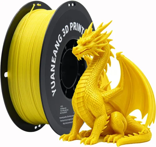 Vista 38 de Filamento PETG para impresora 3D, precisión dimensional +/- 0.001 in, carrete de 2.2 libras, 0.069 in, plateado 2.2 lbs plata
