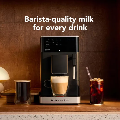 Vista 4 de KitchenAid Máquina de café espresso completamente automática KF2 con café