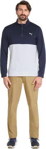 Vista 3 de PUMA GOLF Gamer Colorblock 14 Zip para hombre